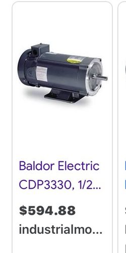 NEW IN BOX    Two 1/2 Horse Power 90V DC Motors