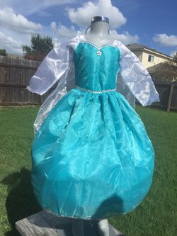 Size 6 girls Elsa princess costume dress