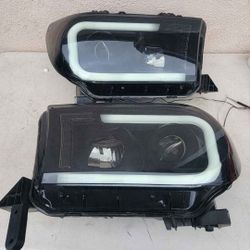 07-13 Toyota Tundra 08-17 Sequoia LED DRL Projector Headlights Luces Calaveras Micas Faros Focos Faroles