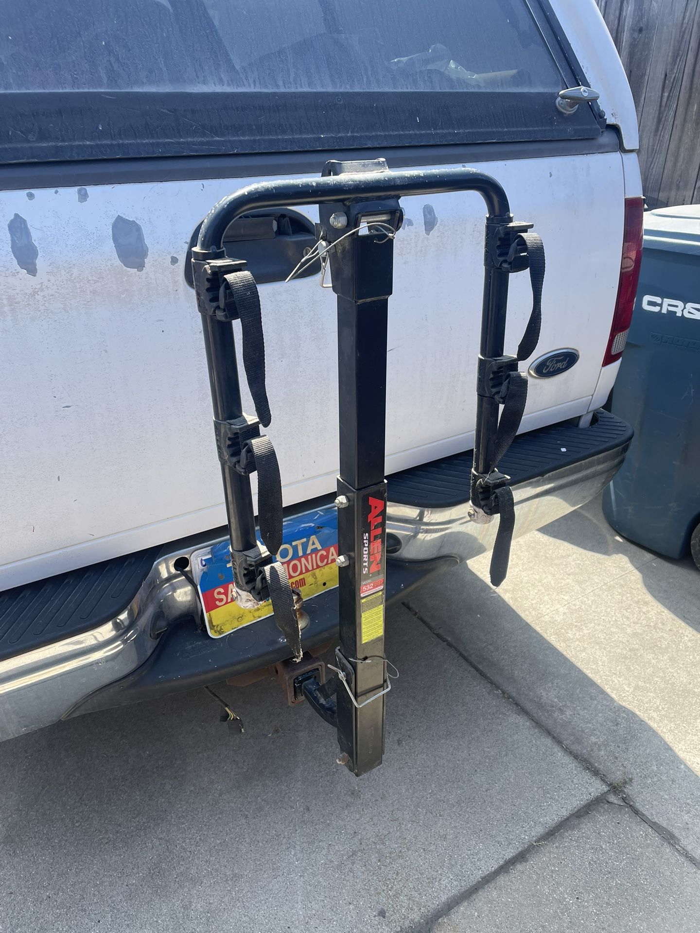 Allen hitch mount 3 bike rack
