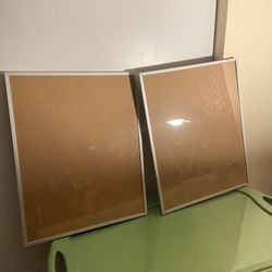 2 IKEA Aluminum Picture Frames