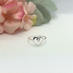 Love Knot Heart Ring | Size 8