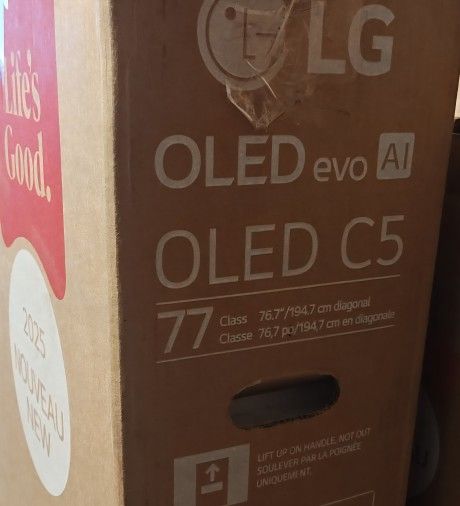TV LG OLED 77" (C5).