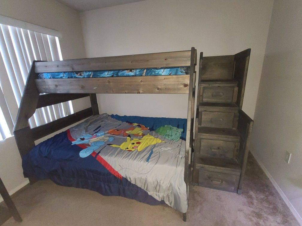 Pure Wood Bunk Bed