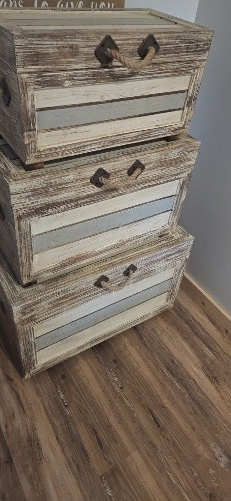 Coast to Coast 29-in W x 19-in H Islander Multicolor Wood Coastal End Table with Storage