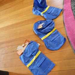 3 Size xs Rain Jackets For Pet