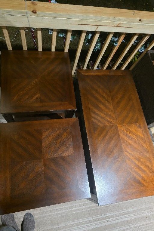 Lift Top Coffee Table And End Table Set 