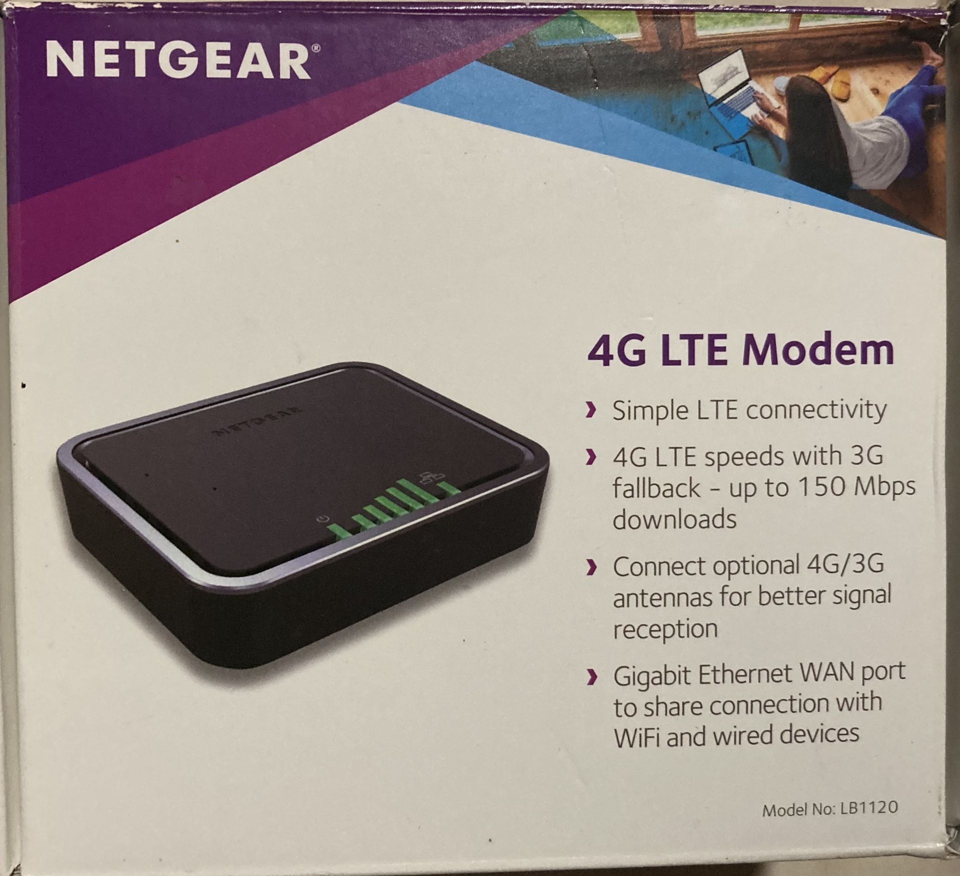 NETGEAR 4G LTE Modem New!