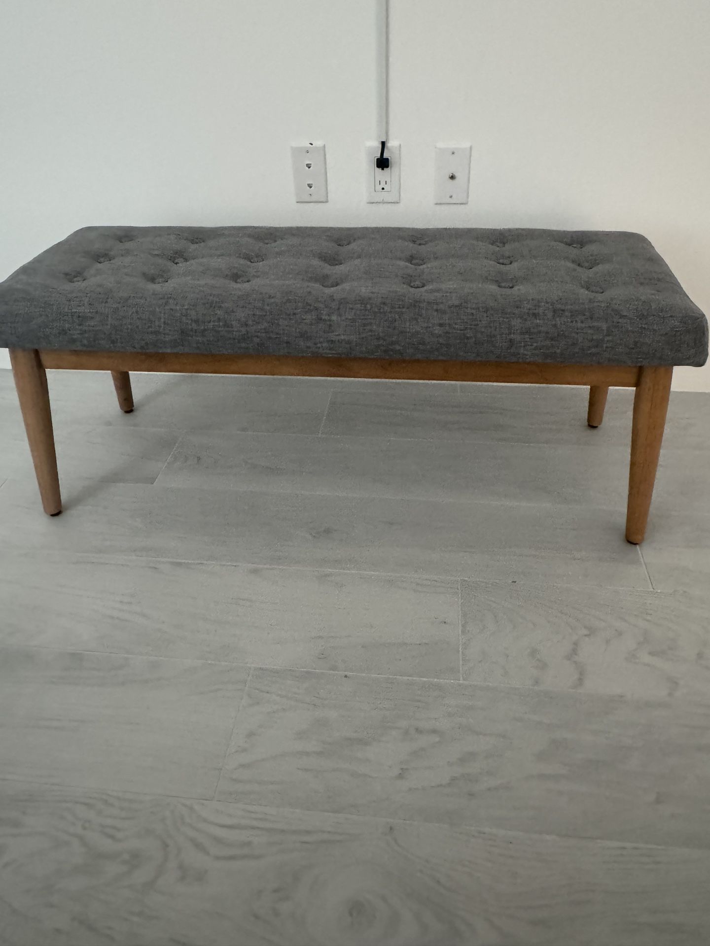 West Elm Mid Century Upholstered Bench