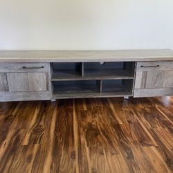 Large Grey TV stand 