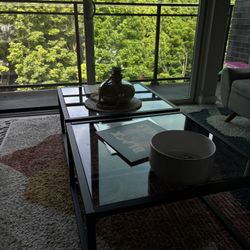 Glass Square Coffee Table(s)