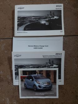 2014 Chevy Spark EV Owners Manual