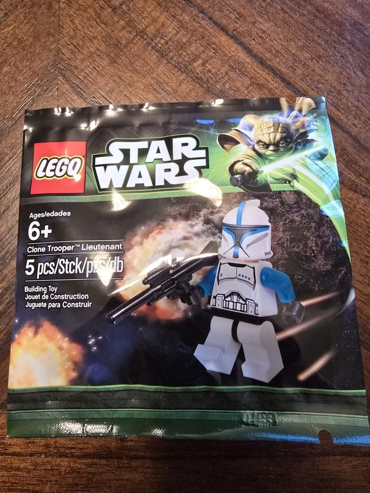 LEGO STAR WARS CLONE TROOPER LIEUTENANT MINIFIGURE