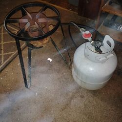Propane Burner And Propane Tank 