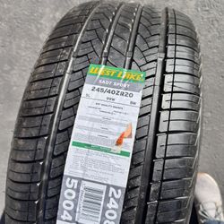 Single (1) 245 40 20 Westlake all season tire 
