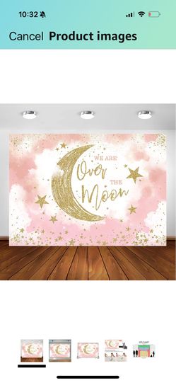 Moon Babygirl Backdrop 