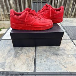 Nike Air Force 1 Low Triple Red 