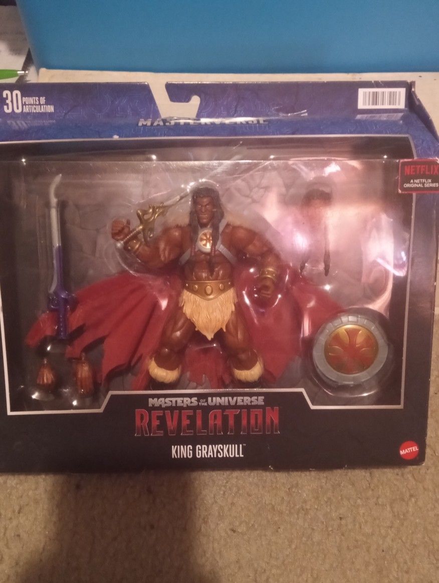 Masters Of The Universe Revelation King Grayskull Action Figure By Mattel
