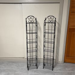 Two plant stands