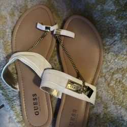 White Flat Woman’s Shoes size 10