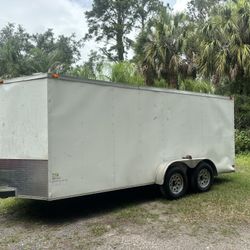 7x16 Enclosed Trailer 