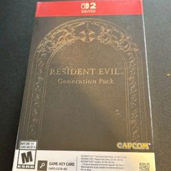 Resident Evil Generation Pack Nintendo Switch 2 7, Requiem And Village Gold