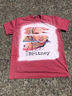 Free Britney Sublimation Customized Bleached Shirt