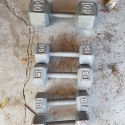 Free Weights Metal Set