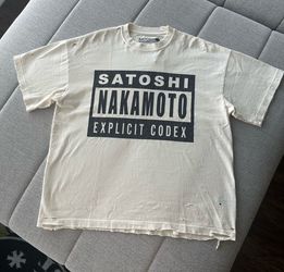 Satoshi nakamoto codex tee
