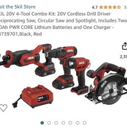 For Sale: SKIL 20V 4-Tool Combo Kit (Brand New, Unopened)