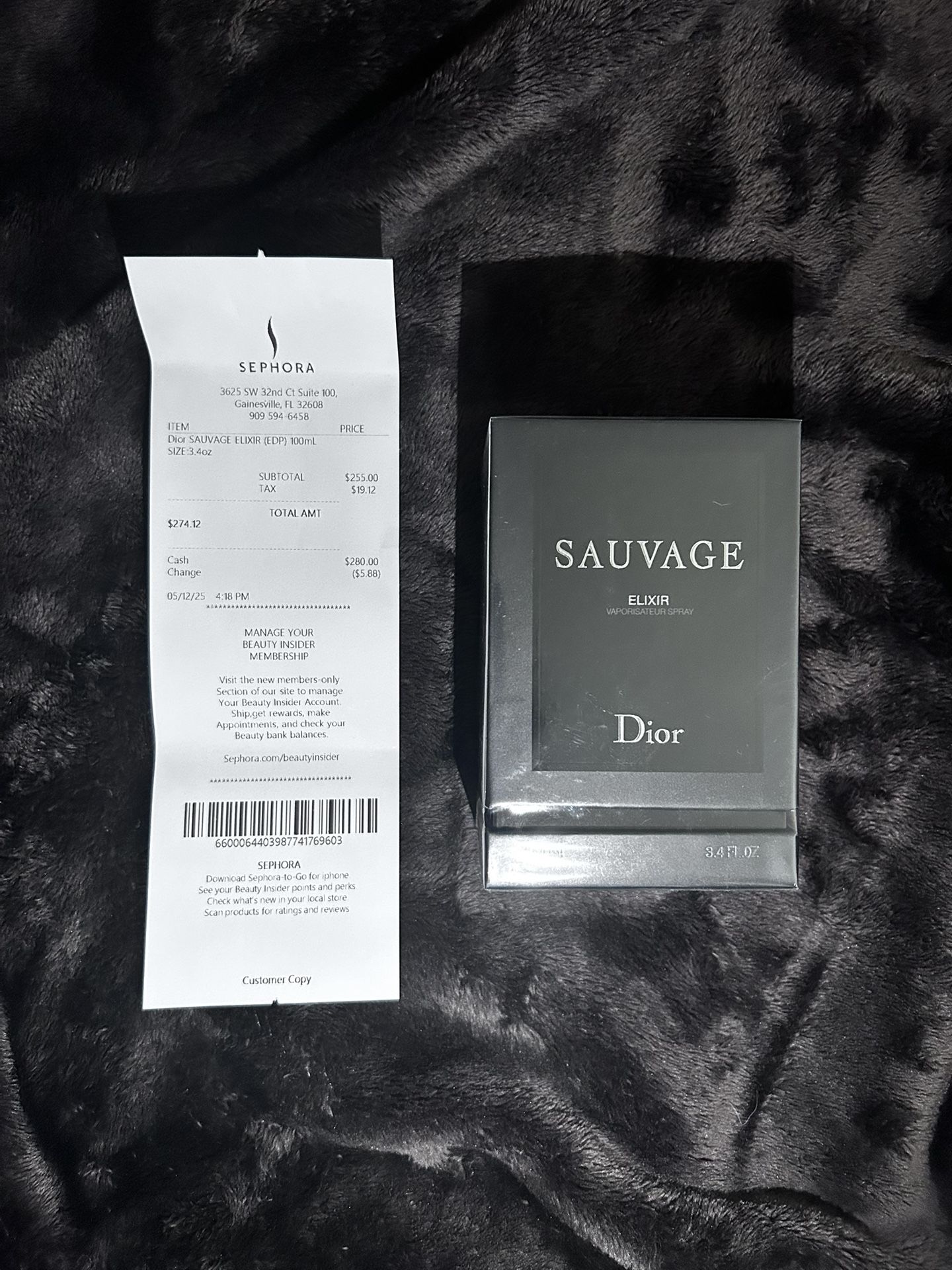 Dior Sauvage Elixer