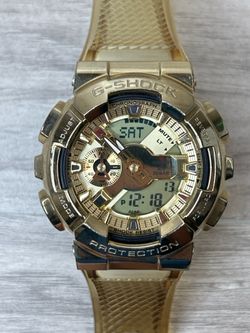 Casio G-shock GM-110SG Analog-digital Gold Metal Covered Watch (PO1026481)