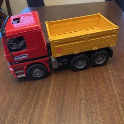 Bruder Mercedes Actros 4143 Red Yellow Construction Dump Truck Made in Germany
