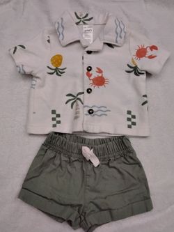 Newborn summer outfit