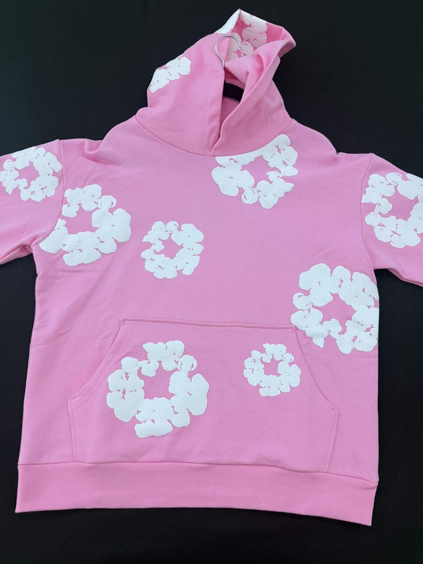 D3nim Tears Hoodie Pink Size S