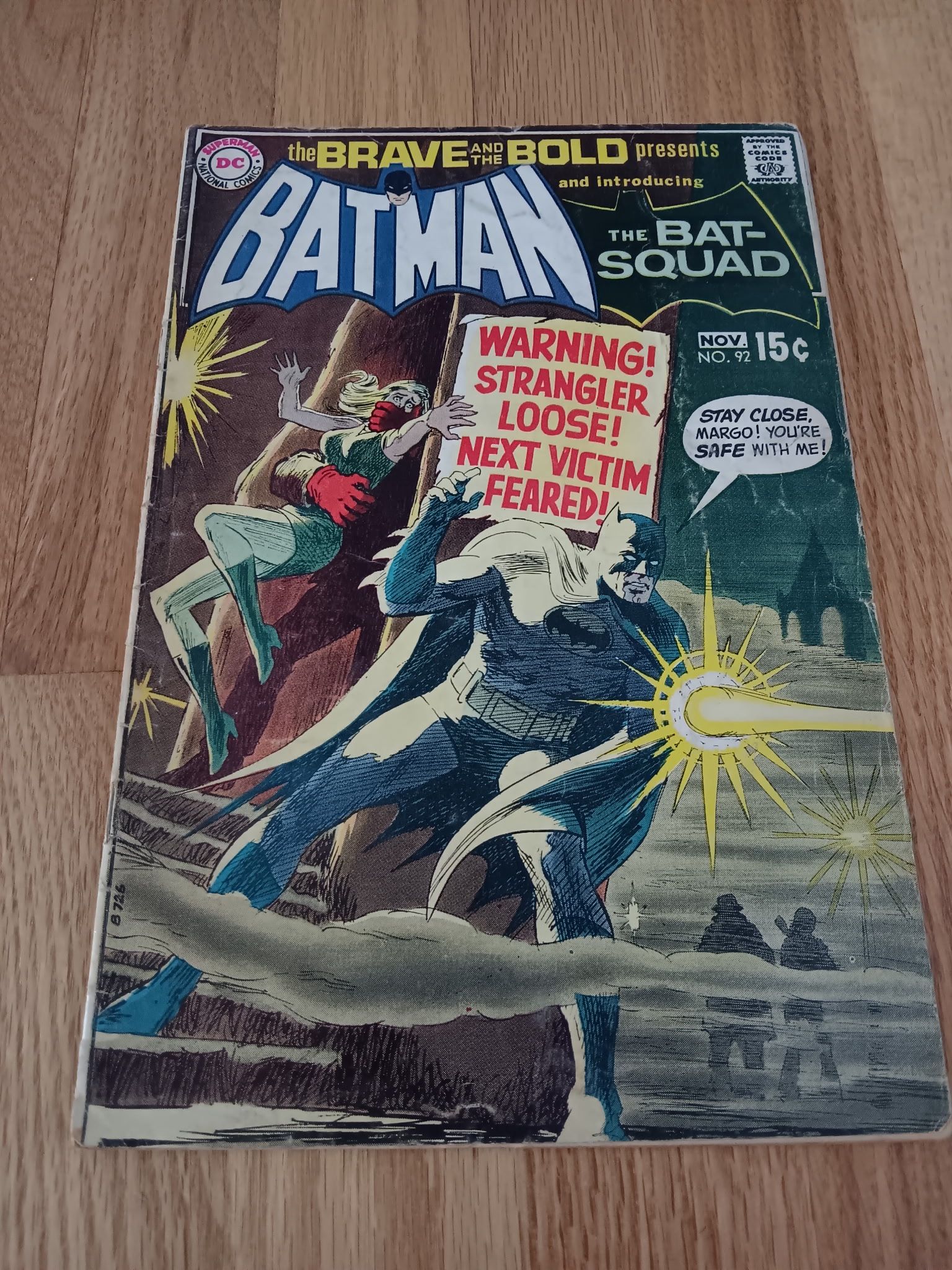 Vintage Comics. BATMAN N0. 92 Nov. Comic Book.