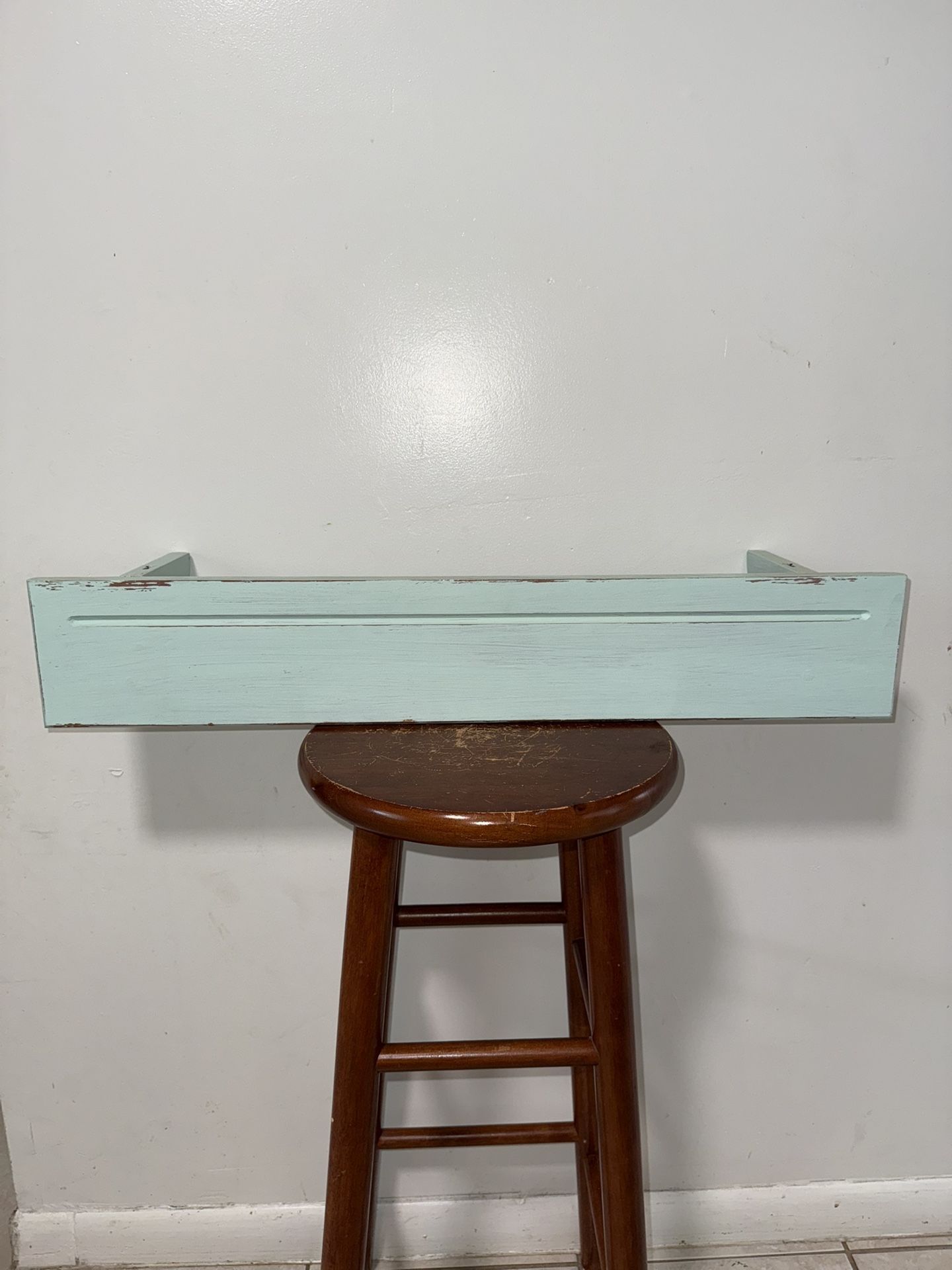 Solid Wood Wall Shelf. Ready To Hang
