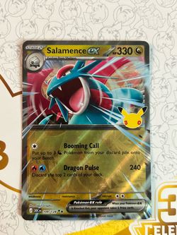 Salamence Ex #109 Pokemon TCG 30th Celebration Anniversary