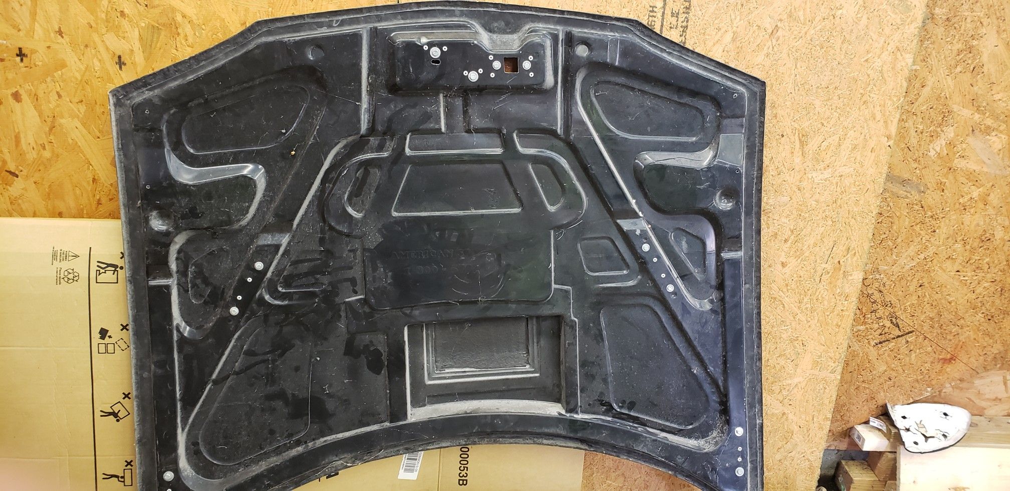 Fiber glass hood