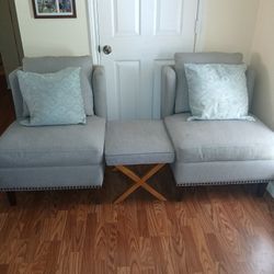 Two sofa chairs