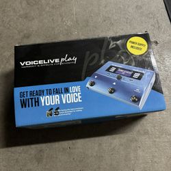 Tc Helicon Voice Live Play Vocal Effect Pedal 