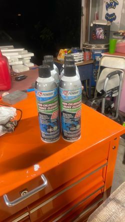 6 cans New Penray Non-Chlorinated Brake Cleaner 4-Pack