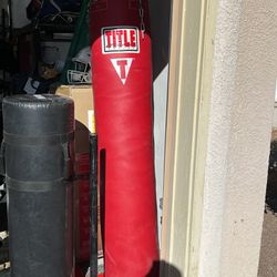 Title Punching Bag w/ Steel 8.5ft Stand 