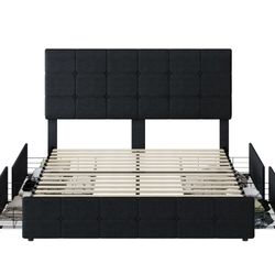 Black FULL size Bed Frame LOCATION IN DESCRIPTION 