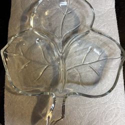 Vintage Hazel Atlas Maple Leaf Serving Dish