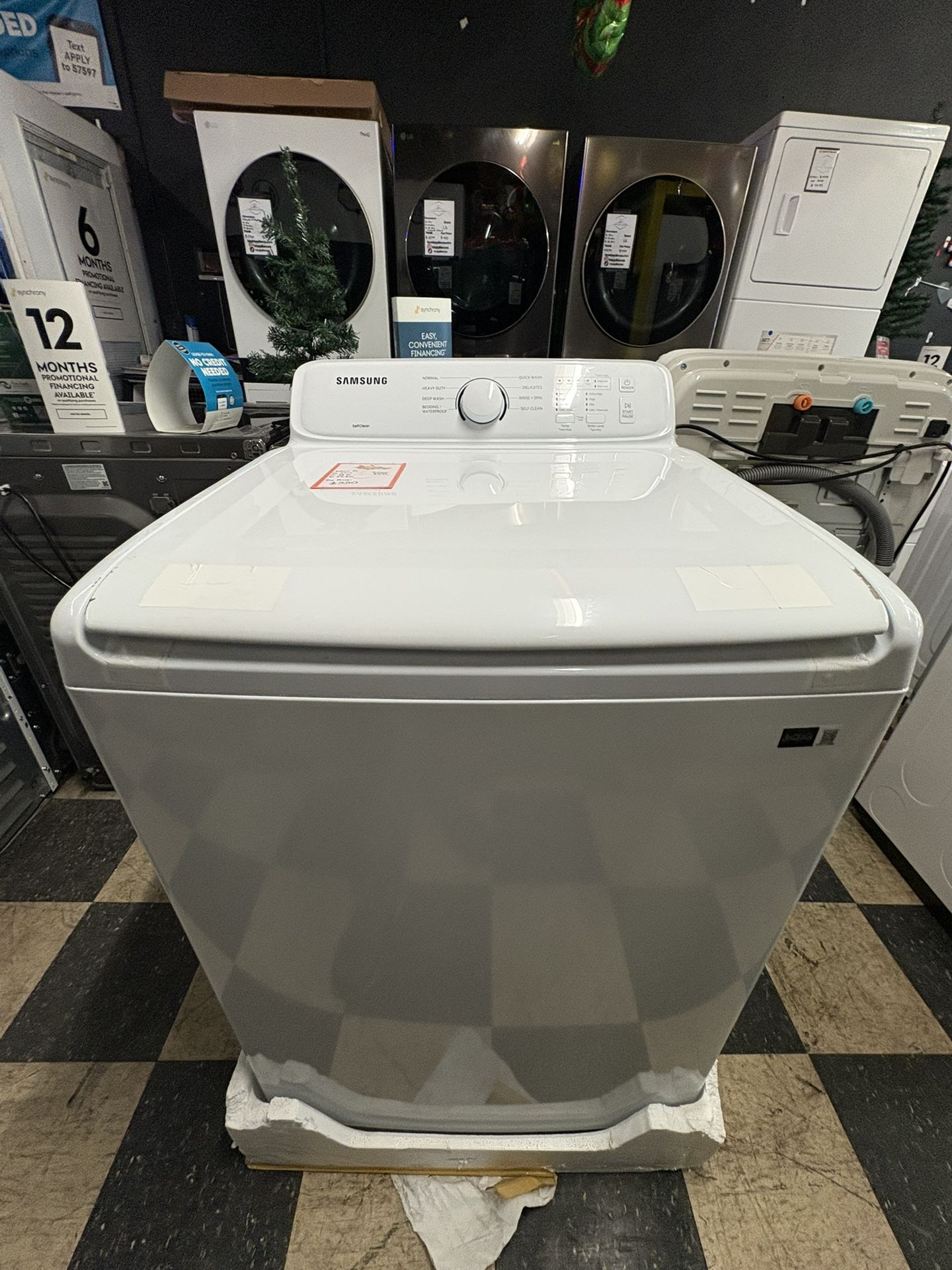 Samsung Washer In White