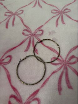 hoop earrings