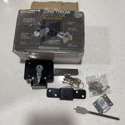 Long Throw Gate Lock Double Locking $15