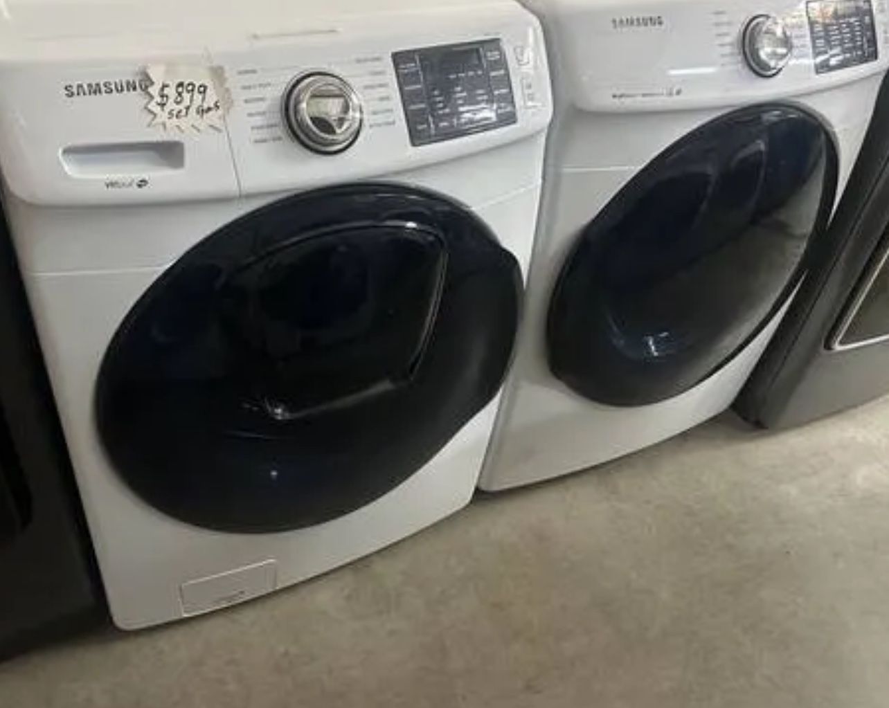 Samsung Set Washer And Gas dryer