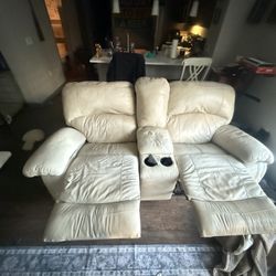 Reclining Leather Couches 